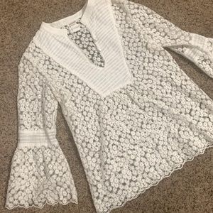 Detailed flower shirt